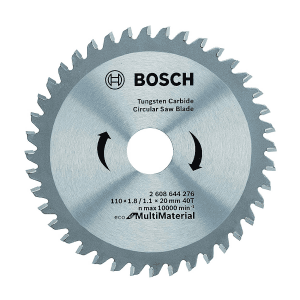 Bosch 110 mm Circular Saw Blades Eco For Multi-Material (40 Teeth), 2 608 644 276