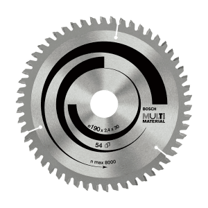 Bosch 184 mm Multi Material Circular Saw Blades (60 Teeth), 2 608 642 193