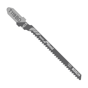 Bosch 83 mm Jigsaw Blades Basic for Wood (T 119 BO), 2 608 630 310