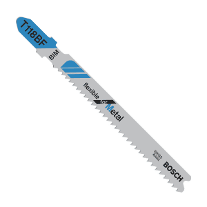 Bosch 92 mm Jigsaw Blades Flexible for Metal (T 118 BF), 2 608 634 503