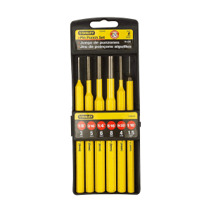 Stanley 6 Pcs Pin Punches Set, 4-18-226