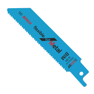 Bosch 100 mm Reciprocating Saw Blades Flexible For Metal (S 522 BF), 2 608 656 011