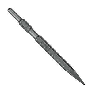 Bosch 280 mm Pointed Chisel with 17 mm Hex Shank (Pack of 10 Pcs), 2 608 690 350