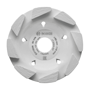 Bosch 80 mm Multi Material Segmented Diamond Cup Wheel, 2 608 619 962