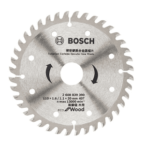 Bosch 110 mm Circular Saw Blade For Wood (40 Teeth), 2 608 839 390