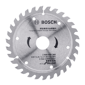 Bosch 110 mm Circular Saw Blade For Wood (30 Teeth), 2 608 839 389