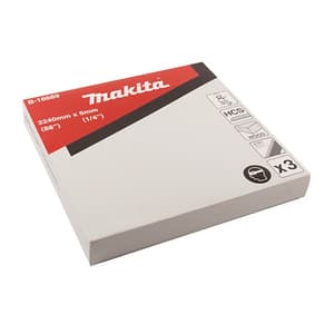 Makita 6 mm x 2240 mm Bandsaw Blades 6 TPI Curved Cut (Pack of 3 Pcs), B-16689