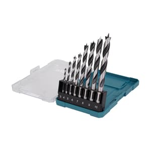 Makita 8 Pcs Wood Drill Bit Assortment, D-77257
