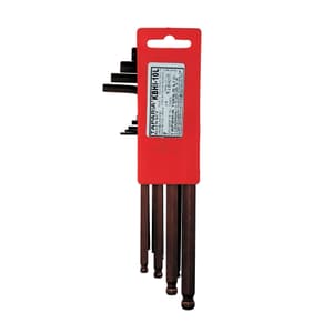 Taparia 10 Pcs (1/16 inch - 3/8 inch) Allen Key Long Ball Point Set, KBHI 10L