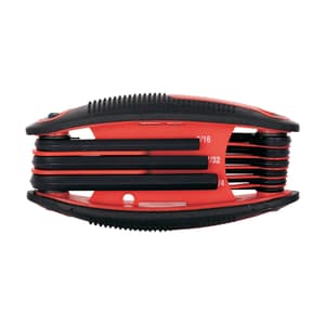 Taparia 9 Pcs (5/64 inch - 1/4 inch) Folding Hex Allen Key Sets, KFI 9