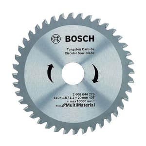 Bosch 110 mm Circular Saw Blades Eco For Multi-Material (40 Teeth), 2 608 644 276