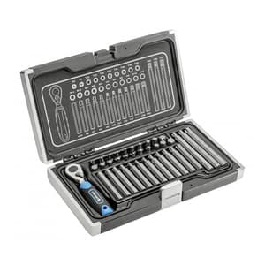 Hogert 37 Pcs Screwdriver Bits Set With Ratchet Handle, HT1R466
