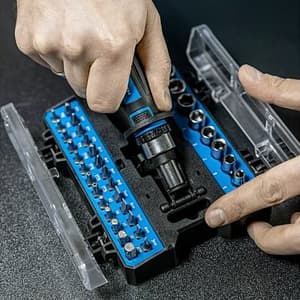Hogert 1/4 Inch Screwdriver Bits & Sockets Set (Pack of 36 Pcs), HT1S101