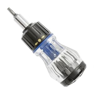 Hogert 8 Pcs Multi - Bit Ratcheting Screwdriver Set, HT1S214