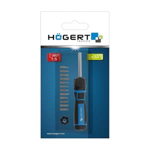 Hogert 13 Pcs Screwdriver Bits Set with Gear, HT1S215