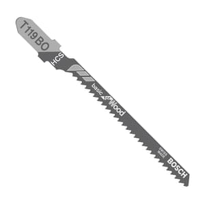 Bosch 83 mm Jigsaw Blades Basic for Wood (T 119 BO), 2 608 630 310