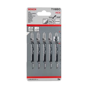 Bosch 83 mm Jigsaw Blades Basic for Wood (T 119 BO), 2 608 630 310