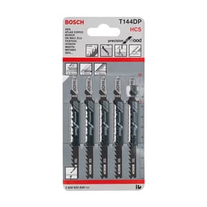 Bosch 100 mm Jigsaw Blades Precision for Wood (T 144 DP), 2 608 633 A35