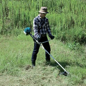 Makita 24.5 mL 2-Stroke Brushcutter with Bike Handle, EM2500U