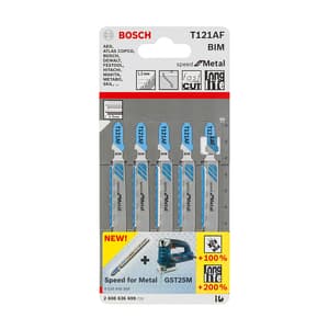 Bosch 92 mm Jigsaw Blades Speed for Metal (T 121 AF), 2 608 636 699