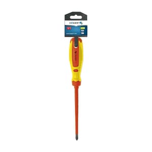 Hogert PH2 x 100 mm Blade Length Insulated Phillips Screwdriver (VDE), HT1S966