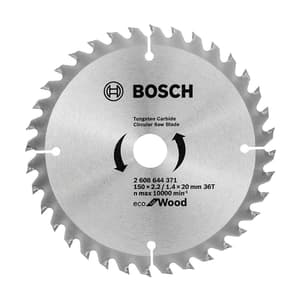Bosch 150 mm Circular Saw Blade Eco For Wood (36 Teeth), 2 608 644 371