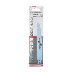 Bosch 150 mm Reciprocating Saw Blades Heavy For Metal (S 920 CF), 2 608 654 820