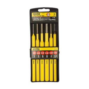 Stanley 6 Pcs Pin Punches Set, 4-18-226