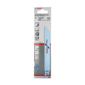 Bosch 150 mm Reciprocating Saw Blades Heavy For Metal (S 925 VF), 2 608 657 407
