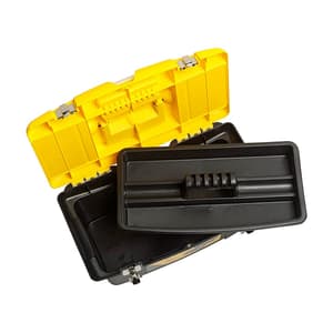 Stanley 19 Inch Heavy Duty Plastic Jumbo Tool Box, 1-92-906