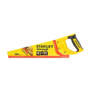 Stanley 380 mm / 15 Inch Sharpcut Handsaw (7 TPI), STHT20366-1