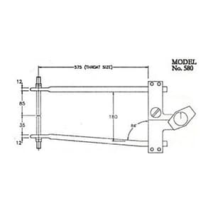Yuzuki Pistol Caliper Y580, EXCG580