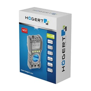 Hogert 600V DC/AC Digital Universal MultiMeter Gauge, HT1E600