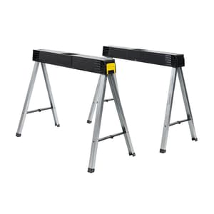 Stanley 1017 x 758 x 125 mm Foldable Legs Aluminium Sawhorse With 340 Kg Load Capacity, 1-97-475