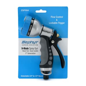 Zephyr 9-Mode High Performance Water Spray Gun - Saves Water (Gen. 3), ZSP004