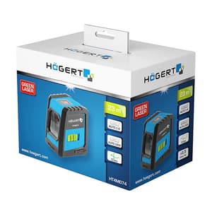 Hogert 505 - 520 Nm Self-Leveling Cross Line Laser Level (Green), HT4M074