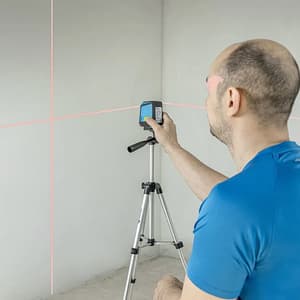 Hogert 635 Nm self-leveling cross line Laser Level (Red), HT4M071