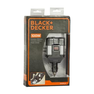 Black+Decker 100W DC to AC Car Power Inverter For Charging Laptop In Car, PI100LA-B2C