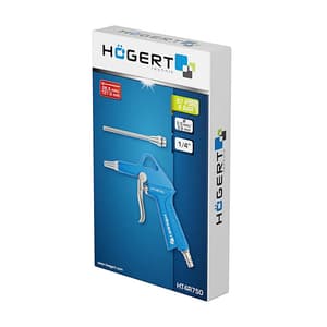 Hogert 26.5 - 127.0 mm Air Blow Gun (Short & Long Nozzles), HT4R750