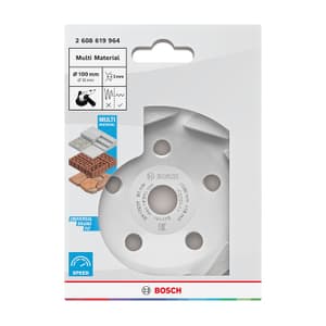Bosch 100 mm Diamond Cup Wheel for Multi Material Segmented, 2 608 619 964