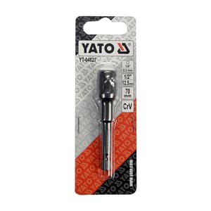 Yato 70 mm / 1/2 Inch Socket Adapter Hex Shank, YT-04627
