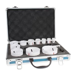 Makita 13 Pcs Electrician Bi-Metal Holesaw Set, D-47298