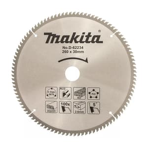 Makita 10 inch / 260 mm TCT Saw Blade For Multi Material (100 Teeth), D-62234