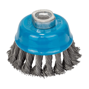 Bosch 75 mm Dia. Steel Wire Cup Brush with Knotted Wire, 1 608 622 029