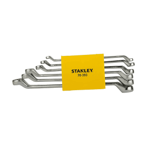 Stanley 6 Pcs, Shallow Offset Ring End Spanners Set, 70-393