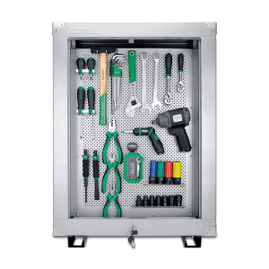 Toptul 605 x 125 x 775 mm Heavy Duty Wall Cabinet (Tools Not Included), TABF6113