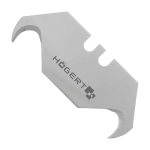 Hogert 19 mm Utility hook blades For Retractable Knives (Pack of 5 Pcs), HT4C668