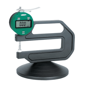 Insize 0 - 10 mm / 0 - 0.4 inch Digital Thickness Gauge with Base, 2674-10