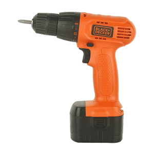 Black+Decker 12V / 10mm Ni-Cd Cordless Variable Speed Drill (with 2 Pcs Batteries), CD121B2-IN
