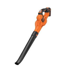 Black+Decker 18V Lithium-ion Cordless Power Boost Leaf Blower With 1x2.0 Ah Battery & Charger, GWC1820PCF-B1